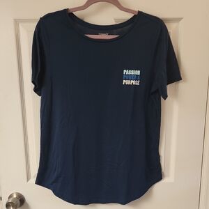 Old Navy Dark Blue Motivational Tee
